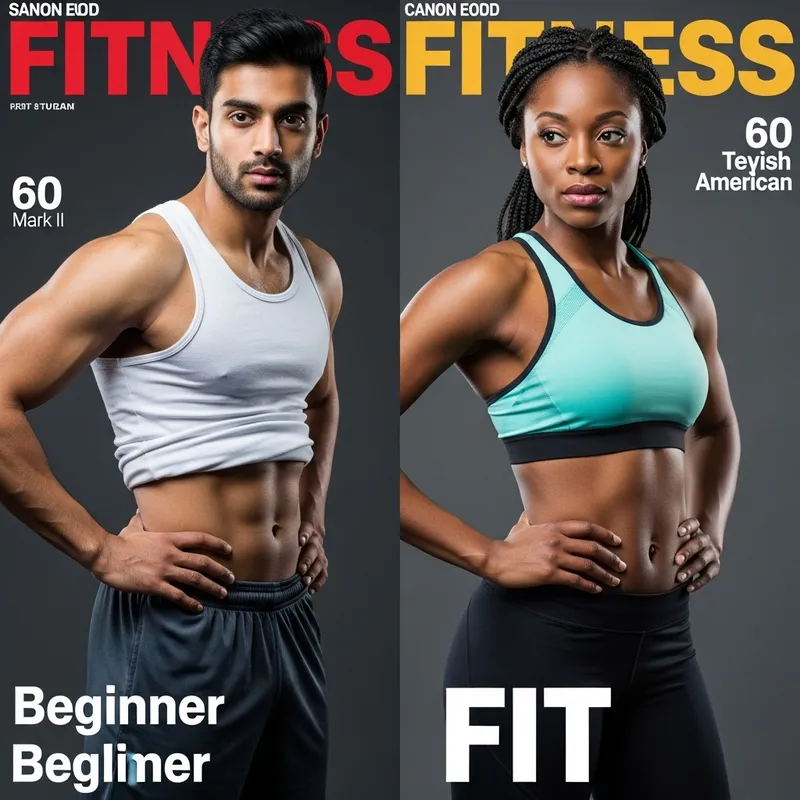 Fitness Transformation | Vibrant Colors & Dynamic Poses Fitness Transformation | Vibrant Colors & Dynamic Poses