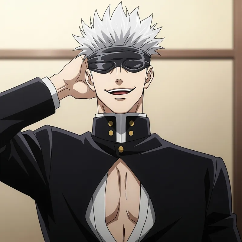 Gojo Satoru | Mysterious & Elegant Silver-Haired Character