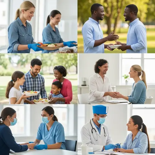 Community Acts of Compassion - Volunteering, Comforting, and Healing