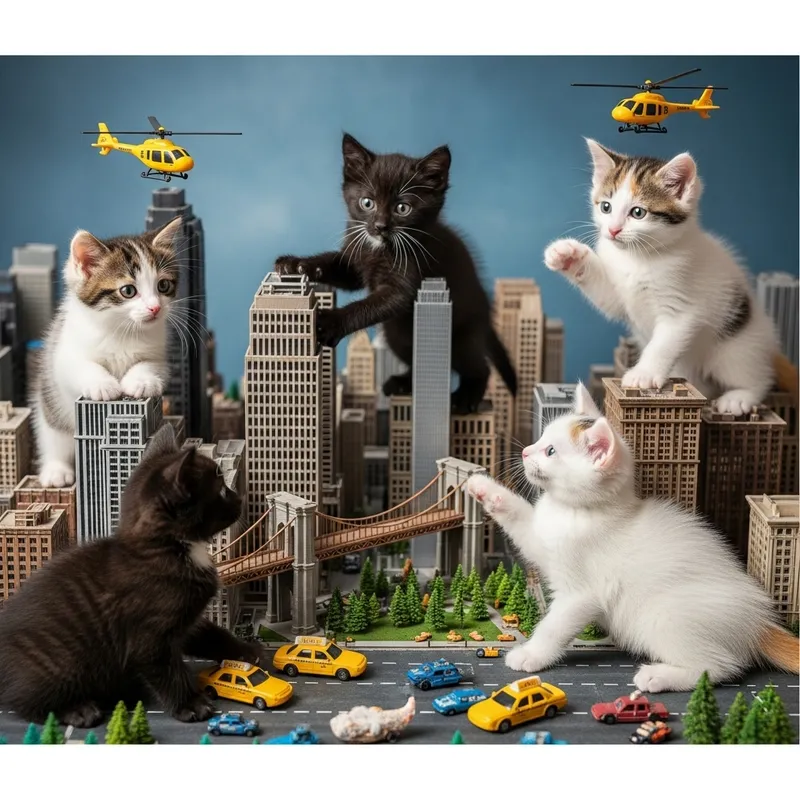 Adorable Kittens Conquer New York City Adorable Kittens Conquer New York City