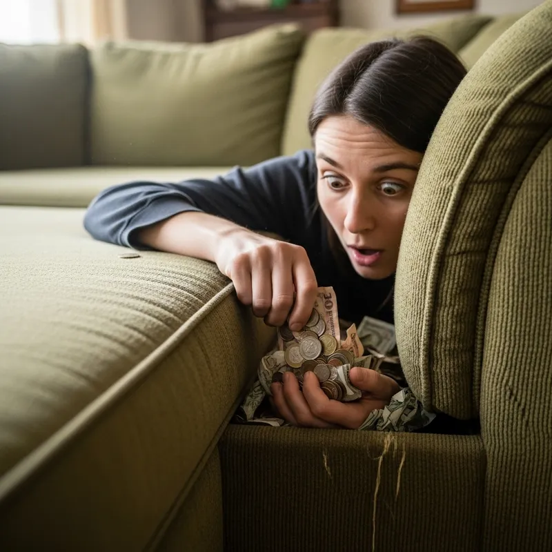 Surprising Discovery: Money Found in Sofa | Household Chores