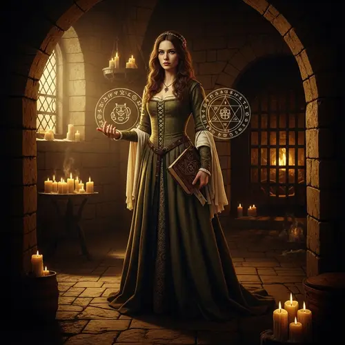 Defiant Woman in 15th Century Europe: Historical Drama Imagery