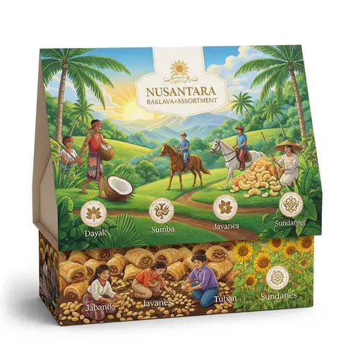 Nusantara-Inspired Baklava Assortment | Unique Cultural Flavors