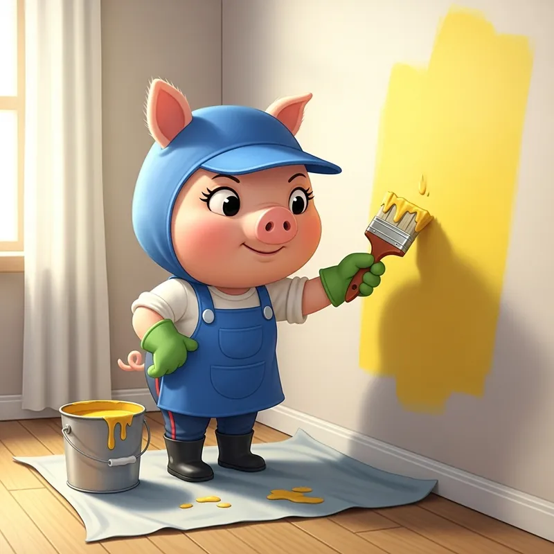 Winka Peppa's Home Painting Adventure