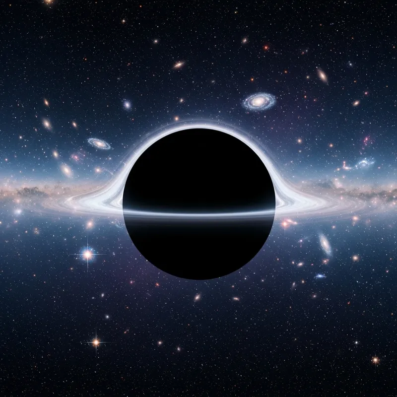 Stunning Black Hole Captured in Space Stunning Black Hole Captured in Space