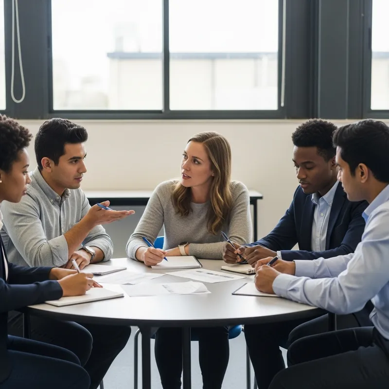 Diverse Teachers Collaborating in Education