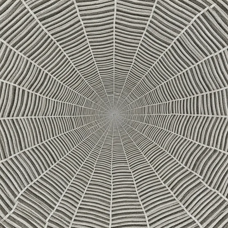 Spiraling Geometric Art: Symmetry & Balance