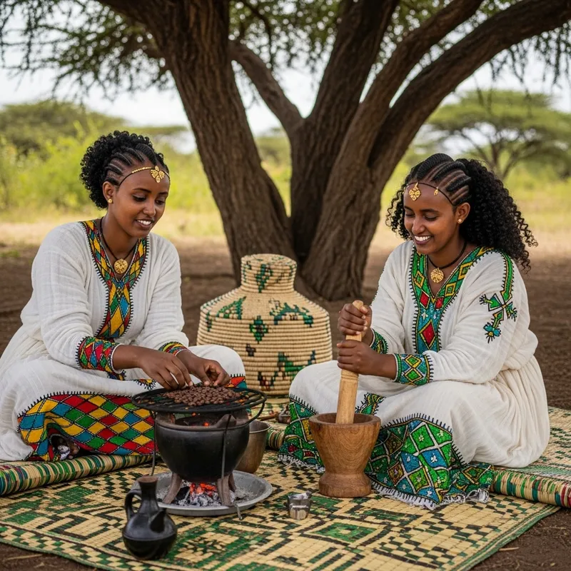 Ethiopian Coffee Ceremony: Tradition, Culture & Connection