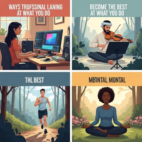 Ways to Excel: Learning, Practice, Health, Focus