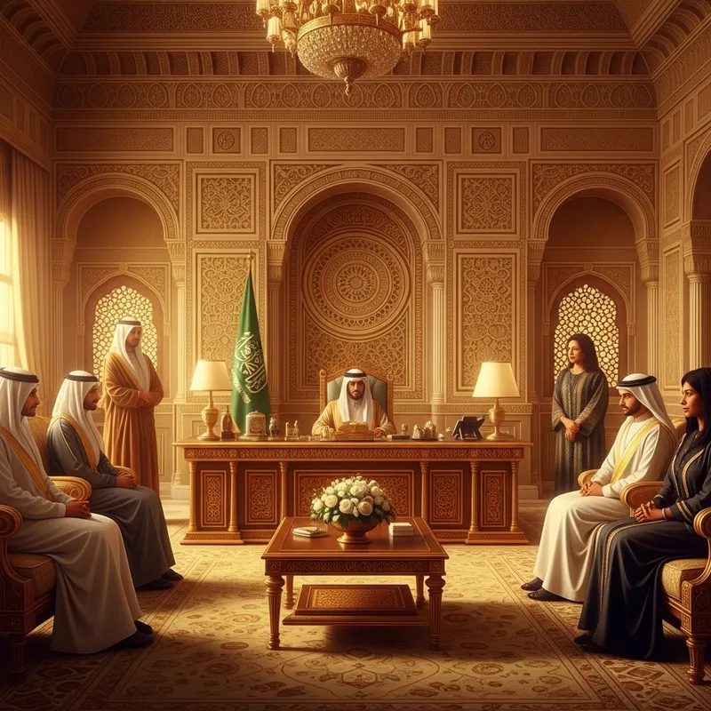 Architecturally Realistic Saudi Royal Palace | Grandeur & Prestige