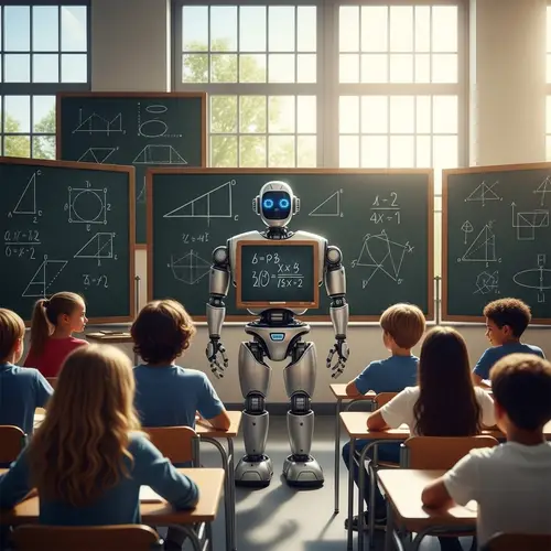 Automated Robot Education in Schools
