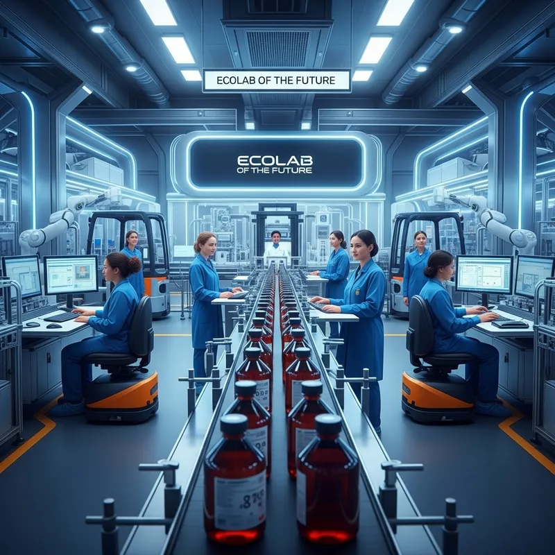 Futuristic Factory Automation: Shiny Surfaces & Robotics in Action Futuristic Factory Automation: Shiny Surfaces & Robotics in Action