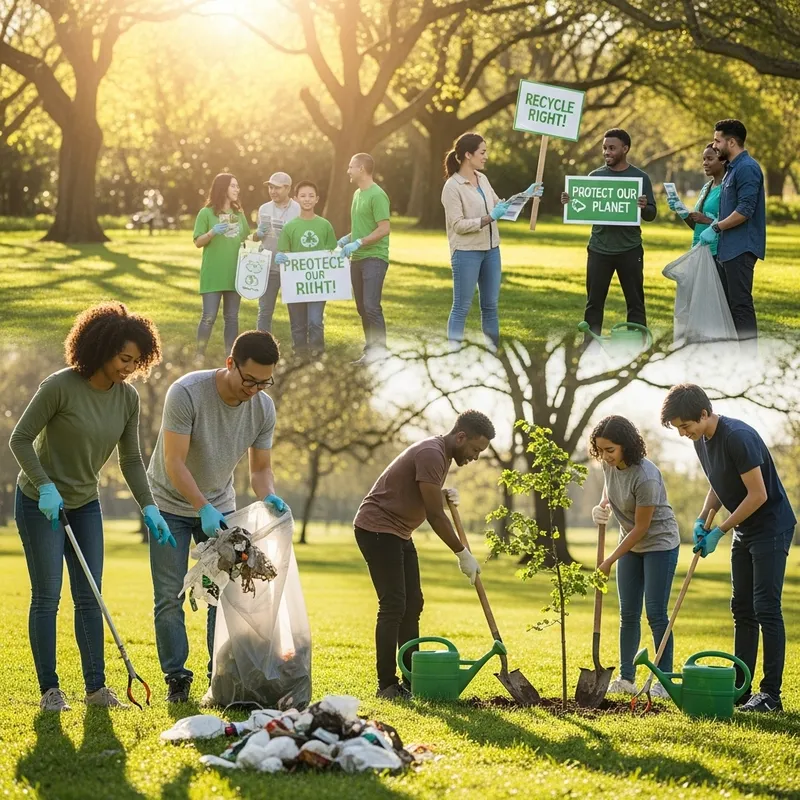 Environmental Volunteering for Green Initiatives