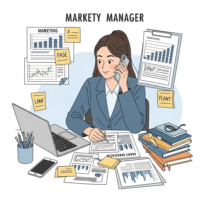 Happy Asian Marketing Manager Creating Campaign Strategy