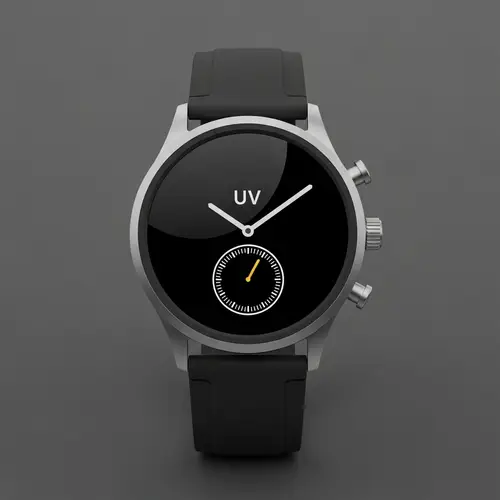 Innovative Timepiece Detecting Ultraviolet Radiation | Minimalistic Design