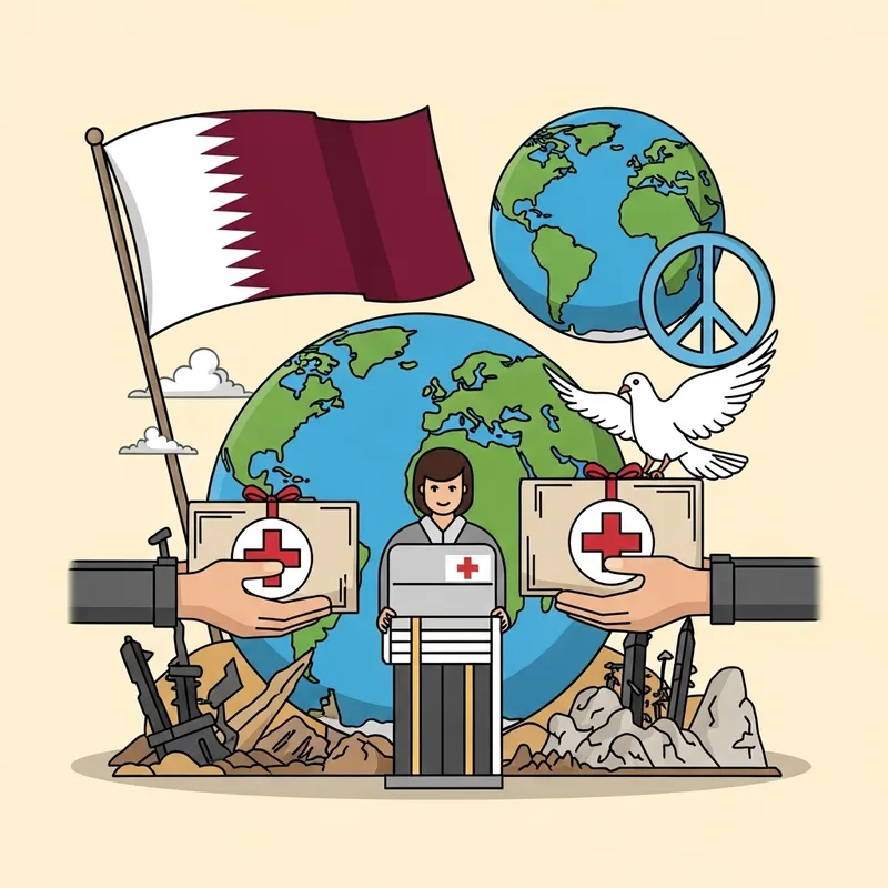 Qatar's Global Role in Assisting Countries Affected by Natural Disasters and Wars