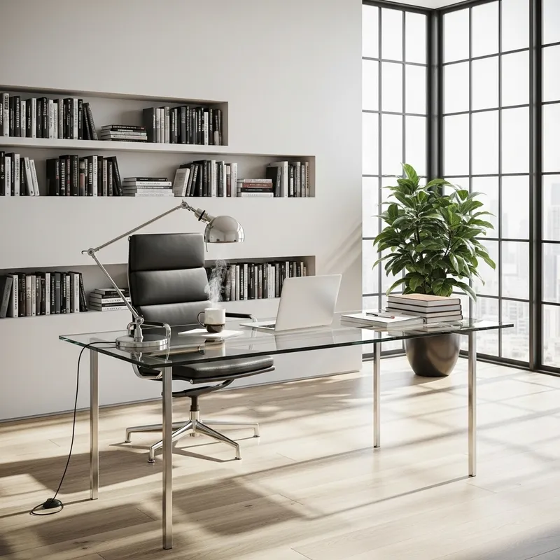 Sleek Minimalist Office Space Design Ideas