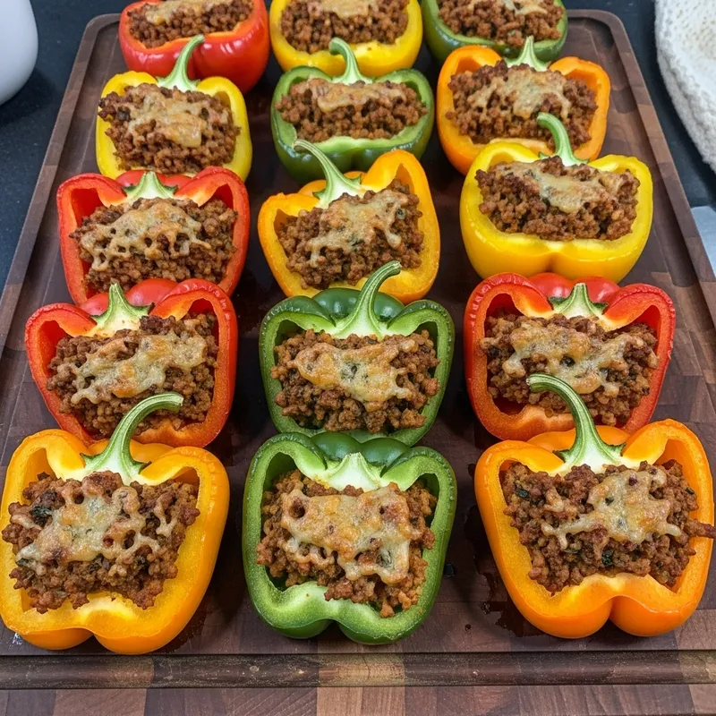 Delicious Meat-Stuffed Peppers