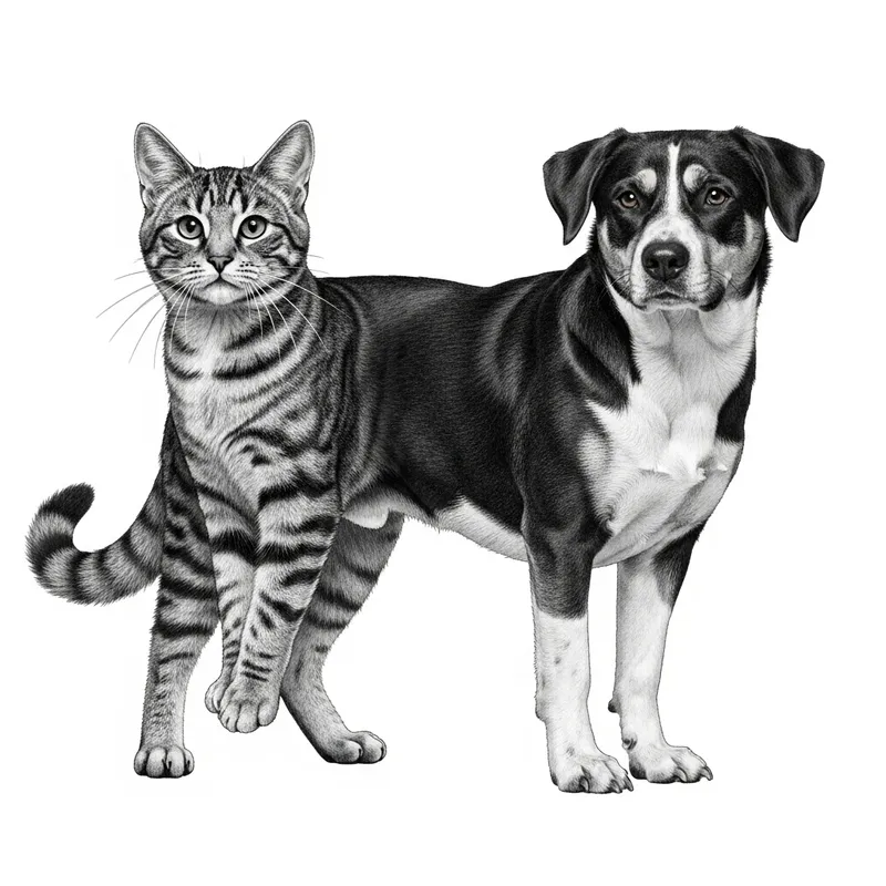 Imaginative Dog-Cat Hybrid: Unleashing the Ultimate Hybrid Creature