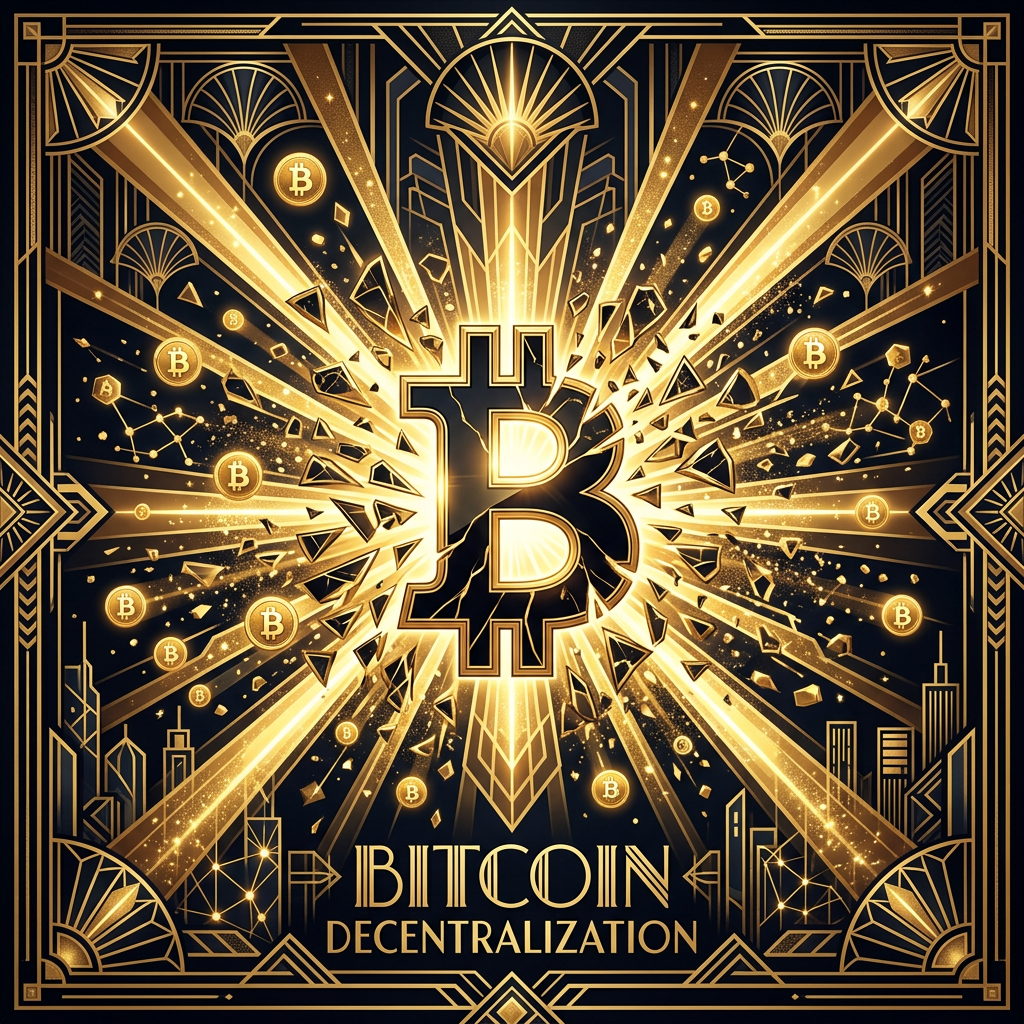 Vibrant Bitcoin Explosion Artwork | Dynamic Crypto Image | AI Art