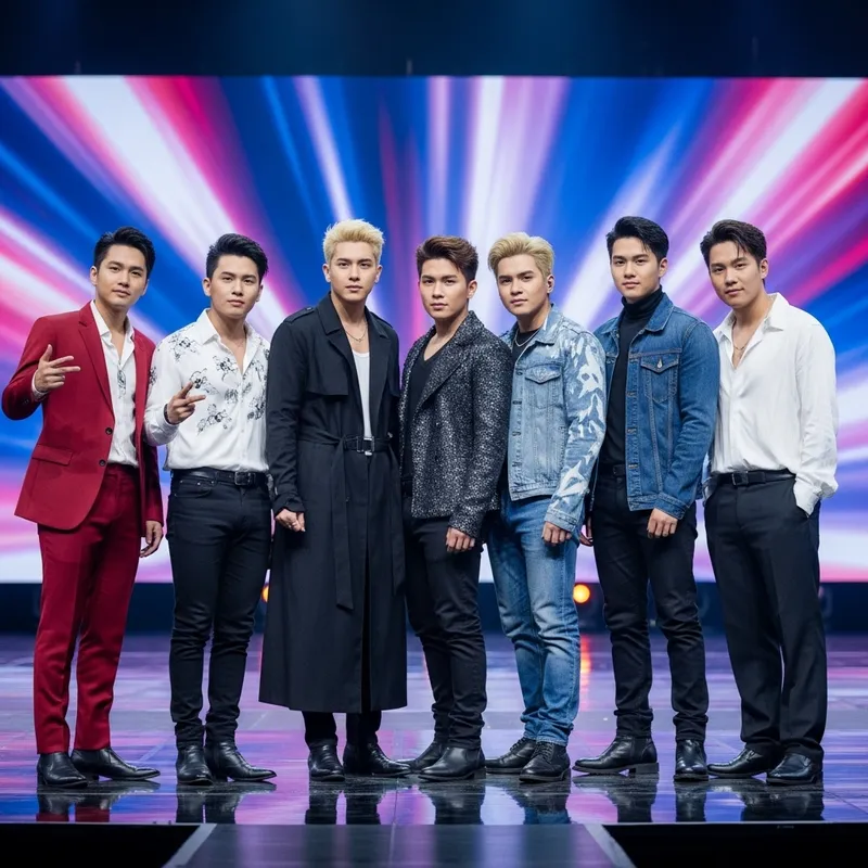 Stylish BTS Male Friends Fashionable Group Photo Stylish BTS Male Friends Fashionable Group Photo