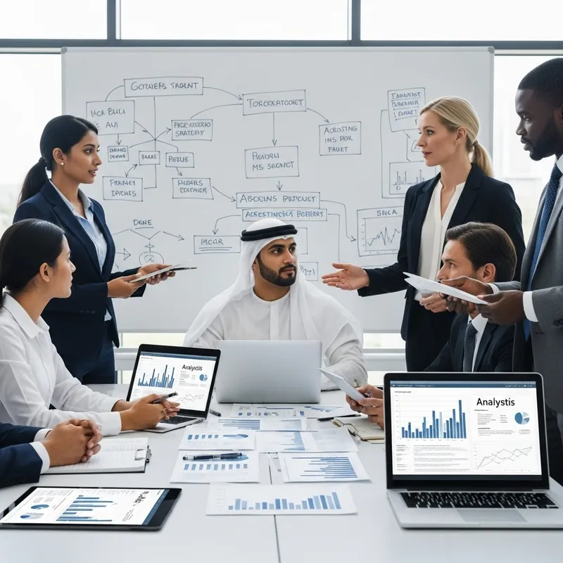 Diverse Professionals Strategize Agrochemical Marketing