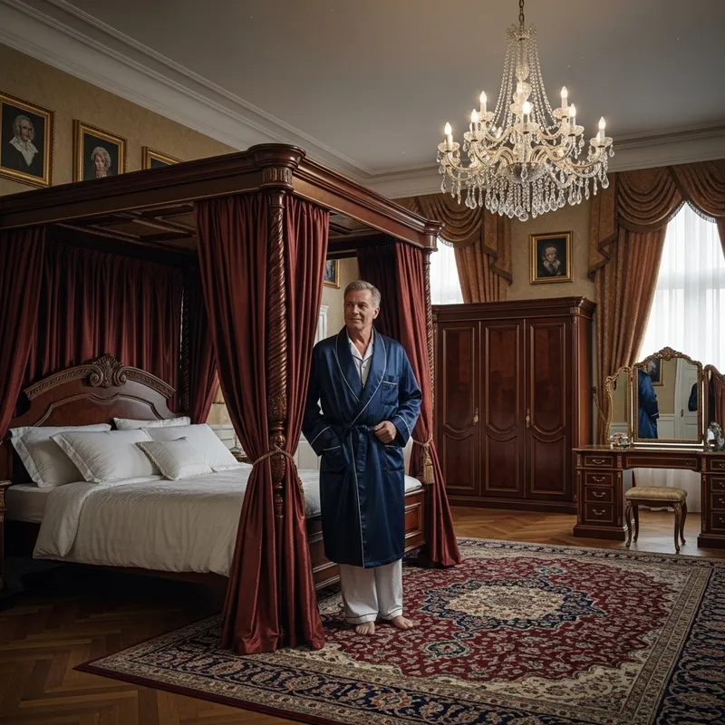 Opulent Sleeper of Wealthy Man | Rich Decor Opulent Sleeper of Wealthy Man | Rich Decor