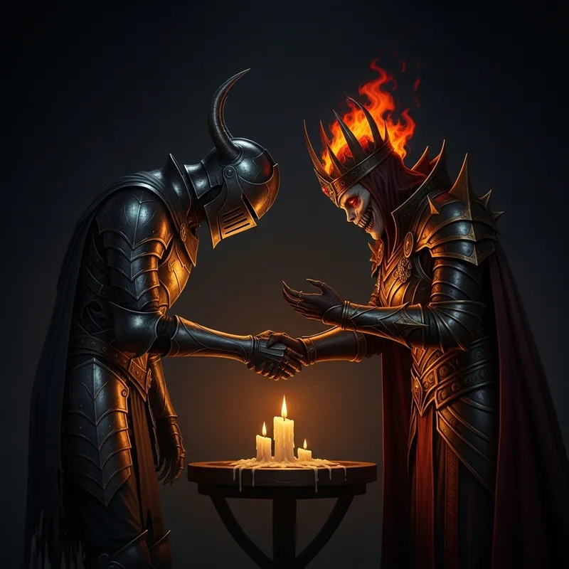 Epic Duel: Hollow Knight vs Nightmare King Grimm in Candlelit Darkness
