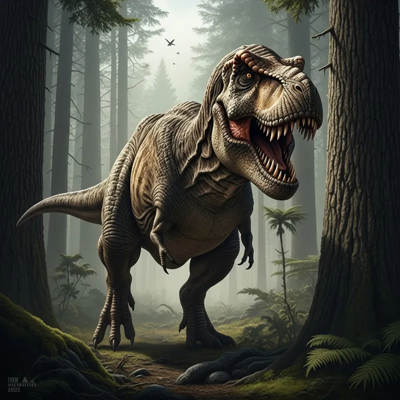 Realistic Dinosaur Forest Teeth Ultra Details