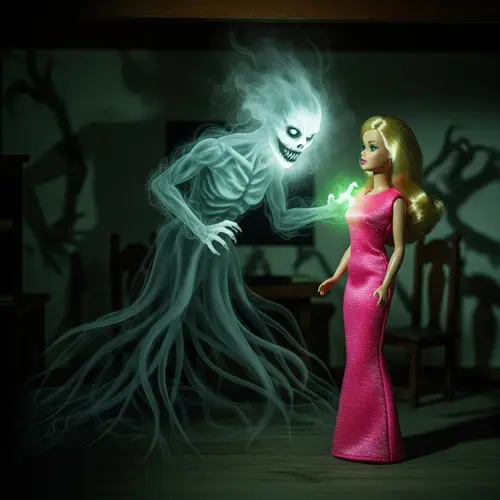 Eerie Spectral Entity Near Popular Fashion Doll
