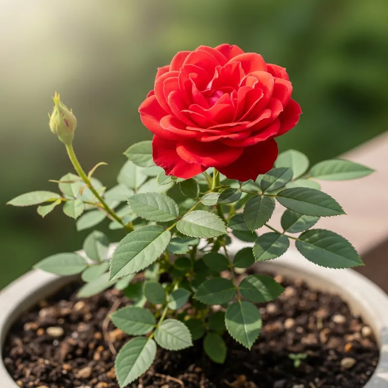 Stunning Red Rose - Captivating Floral Beauty