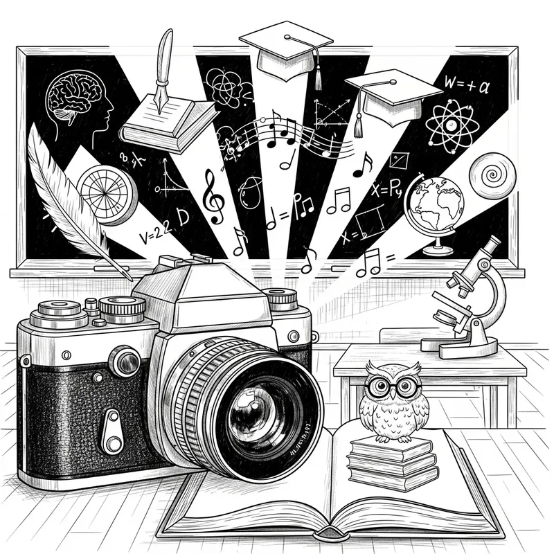 English Teaching with Camera: Photo Sketch