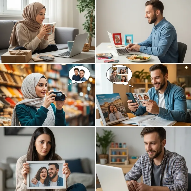 Hijabi Girl & Young Man in Long-Distance Love Story