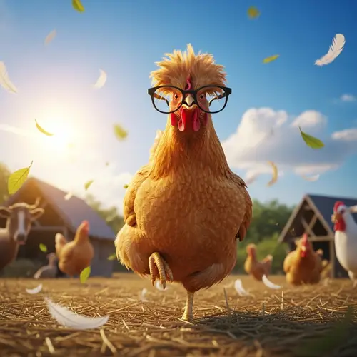 Funny Chicken Scene - Hilarious Barnyard Comedy
