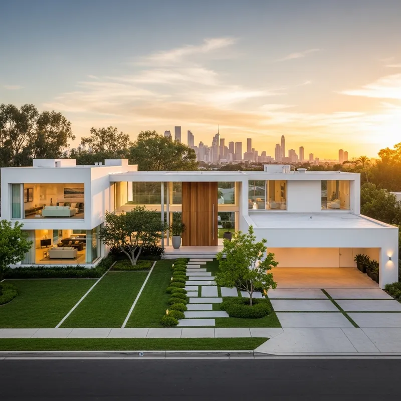 Modern Real Estate with Stunning Architecture