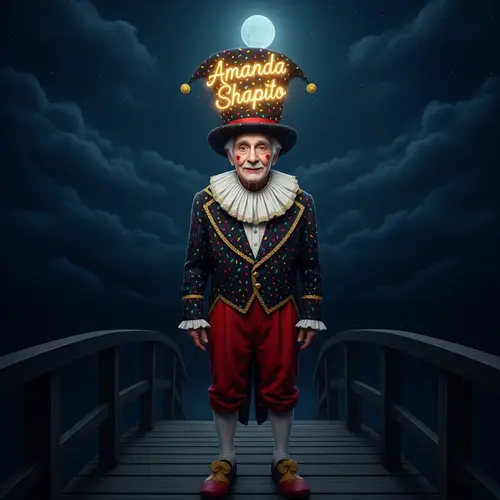 Amanda Shapito - Elderly Circus Performer on Bridge at Night