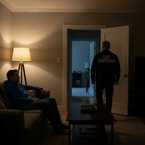 Cozy Living Room Scene: A Moment of Relaxation