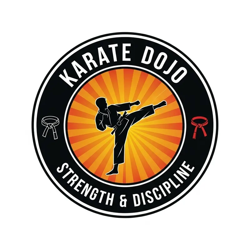 Custom Karate Logo Design for T-shirts