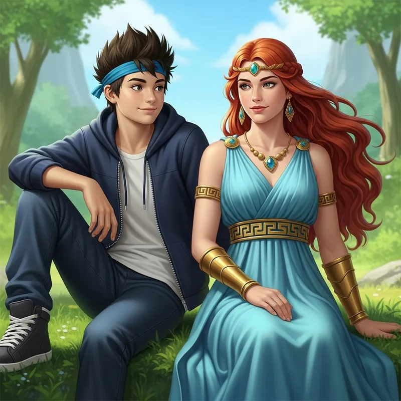 Romantic Club Member and Erida from Sinbad: Legend of the Seven Seas