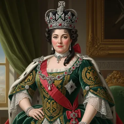 Catherine the Great: Regal Portrait of Authority