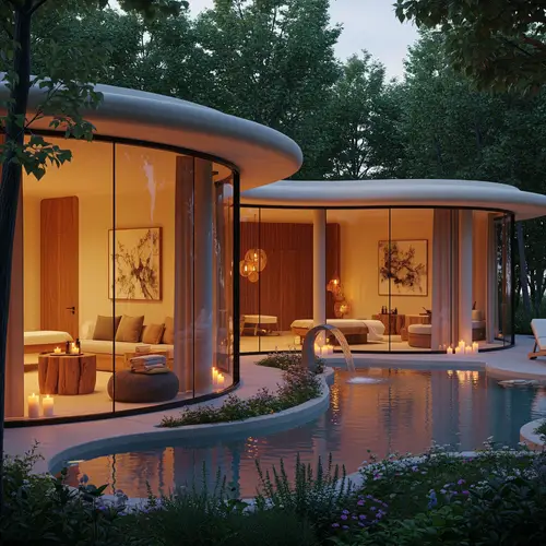 Serene Spa Retreat in Nature's Embrace