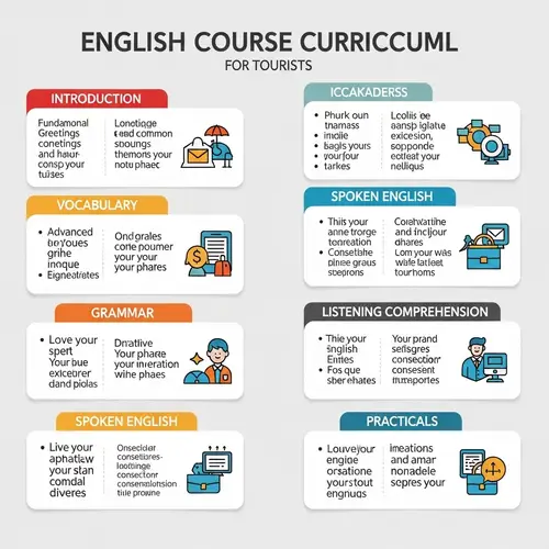 English Course for Tourists: Curriculum & Conversational Skills