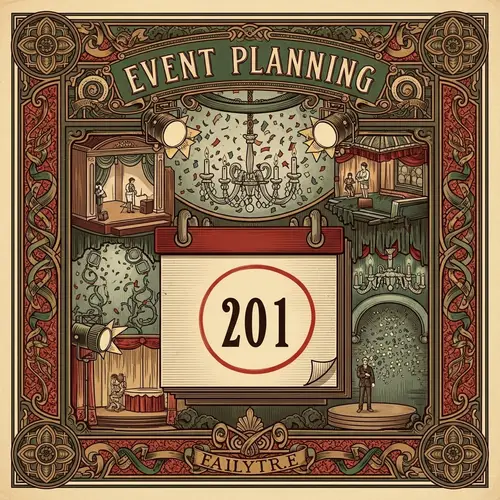 Vintage Event Planning Poster Design | Tradition & Opulence