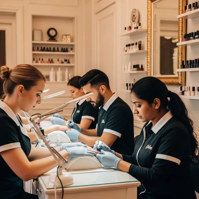 Nail Technicians: Vintage Glamour at Its Best