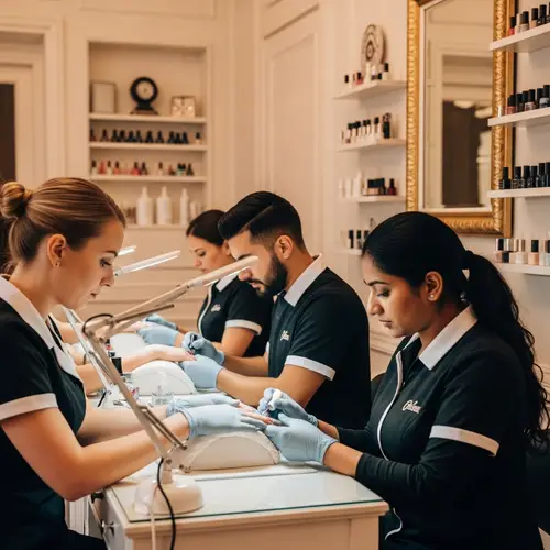 Nail Technicians: Vintage Glamour at Its Best