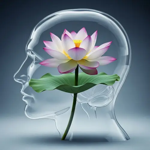 Mind with a Lotus Flower: A Surreal Journey