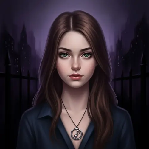 Dreamlike Digital Painting of a Seventeen-Year-Old Girl