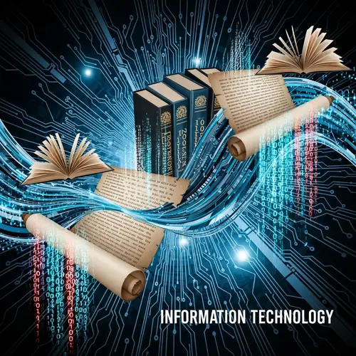 Modern IT: Binary Code, Data Streams, and Knowledge Symbols