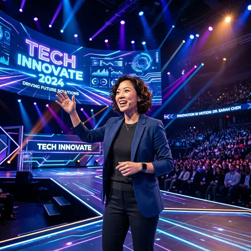 Innovative Speaker at Tech Conference