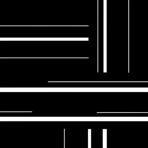 Black Image with White Stripes